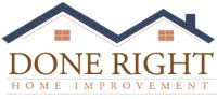 DONE RIGHT HOME IMPROVEMENT Logo