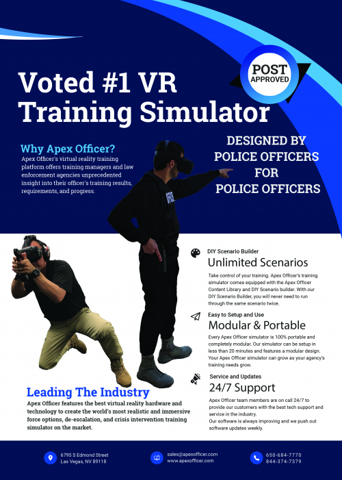 Apex Officer Virtual Reality Training Simulator Police'