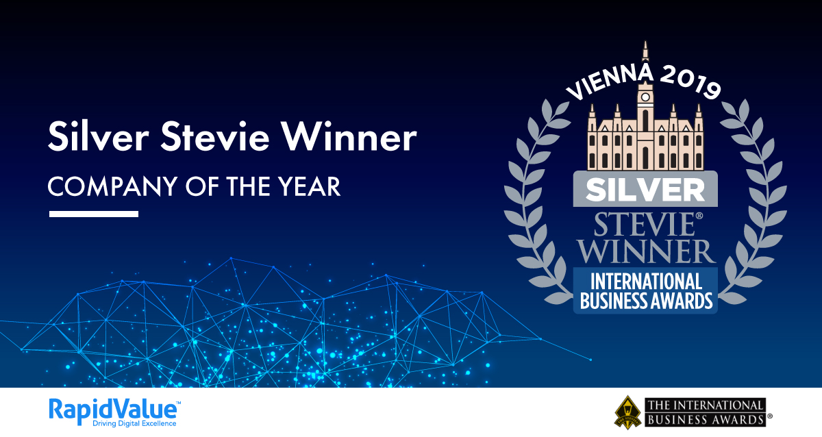 RapidValue Wins SILVER STEVIE® Award in 2019 Interna