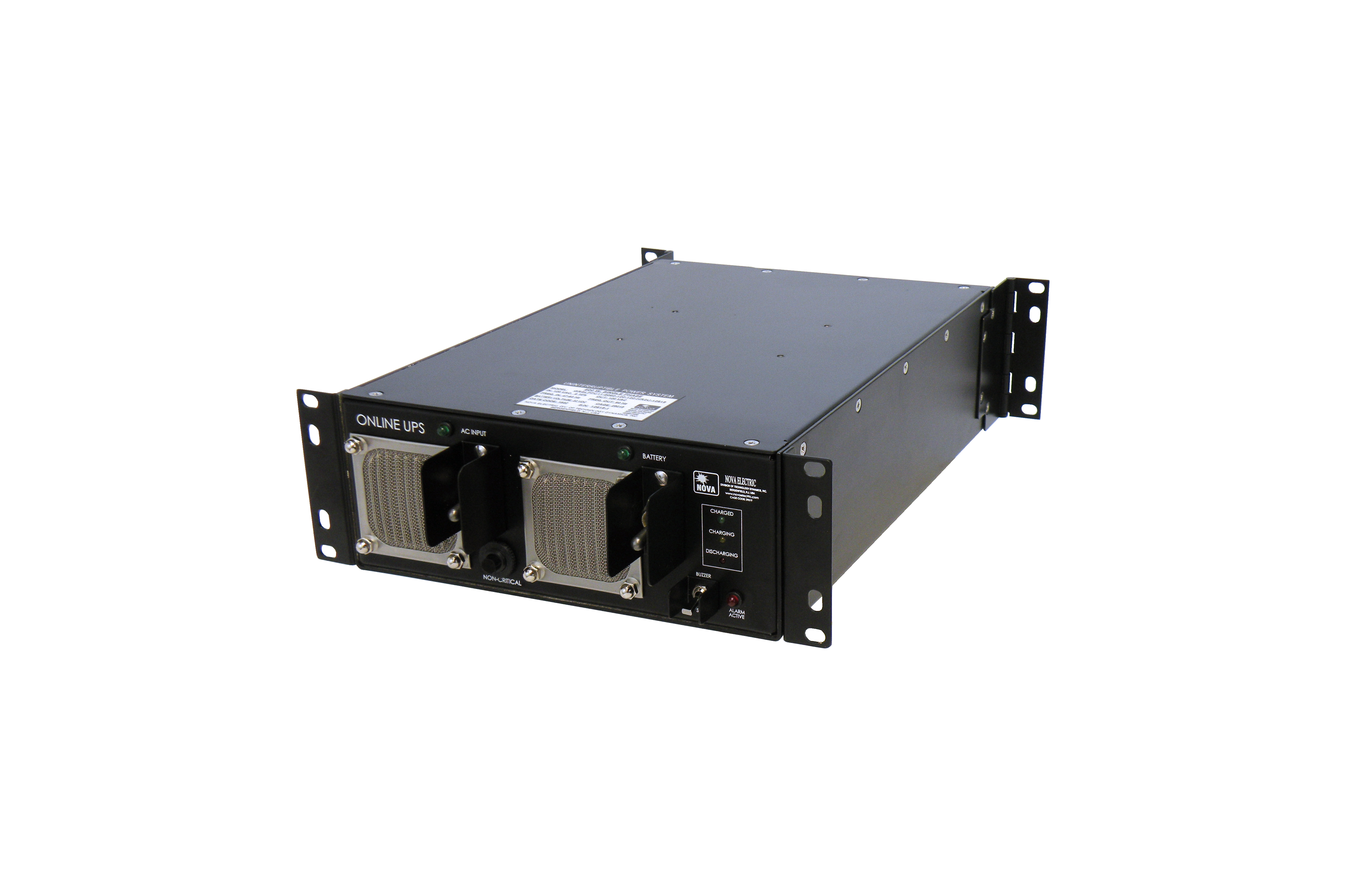 Nova Electric GRSLPFC11-5060-120-120-HR-2U Half-Rack UPS'