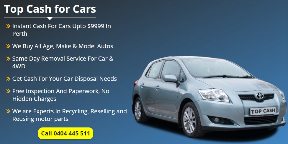 Top Cash For Cars Perth