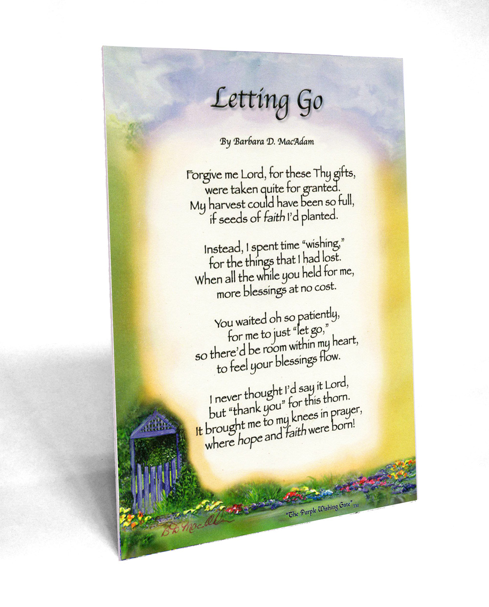 5x7 inch Thick Frame-able Card