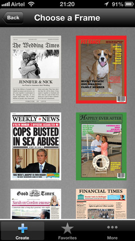 Create Your Headline app