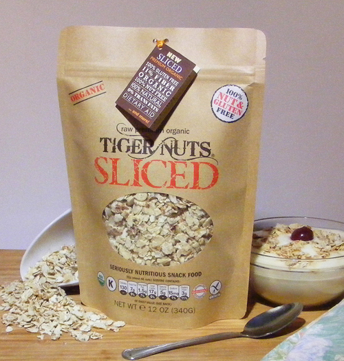 Sliced Tiger Nuts made from Premium Organic Tiger Nuts'