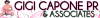 Logo for GiGi Capone PR & Associates'