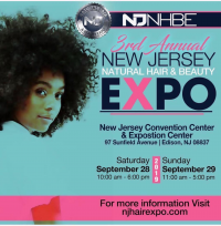 Flyer for New Jersey Natural Hair and Beauty Expo
