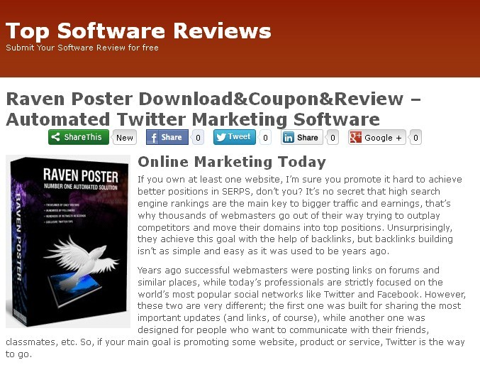 Raven Poster Review'