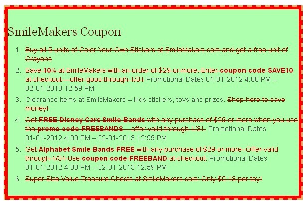 Smile Makers Coupon'