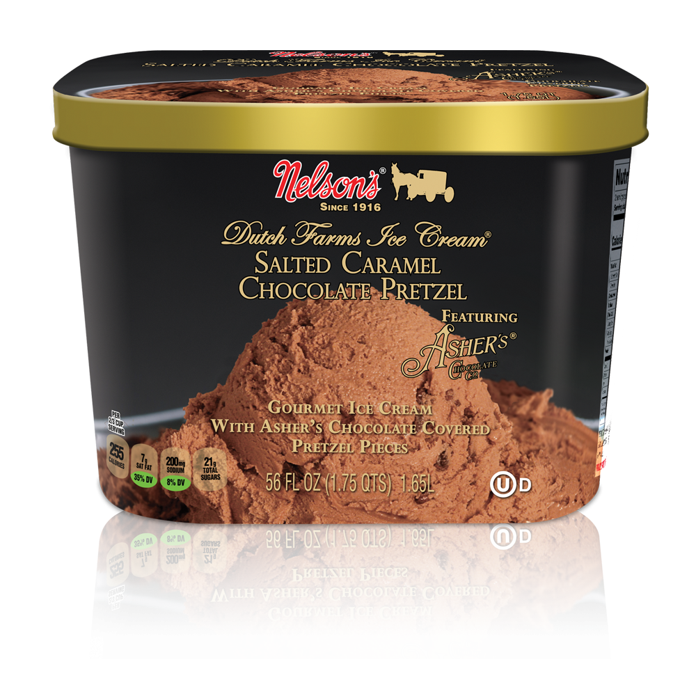 Nelson's Salted Caramel Chocolate Pretzel Ice Cream'