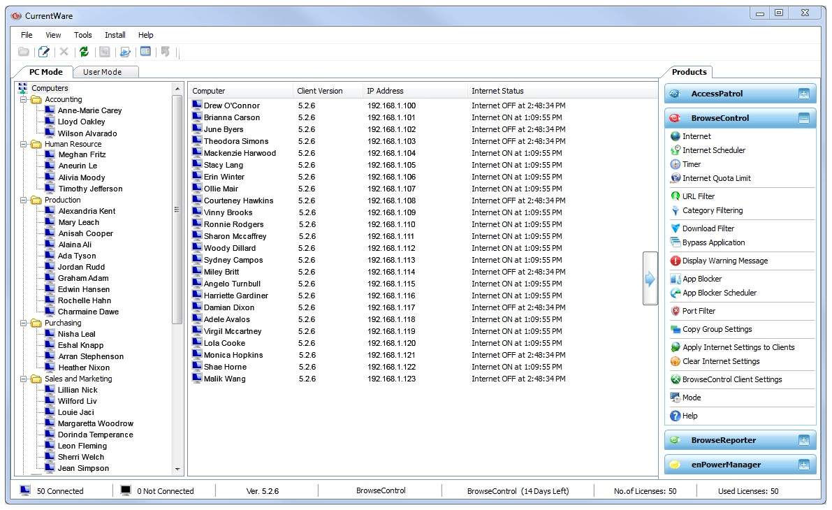Internet Content Filtering'