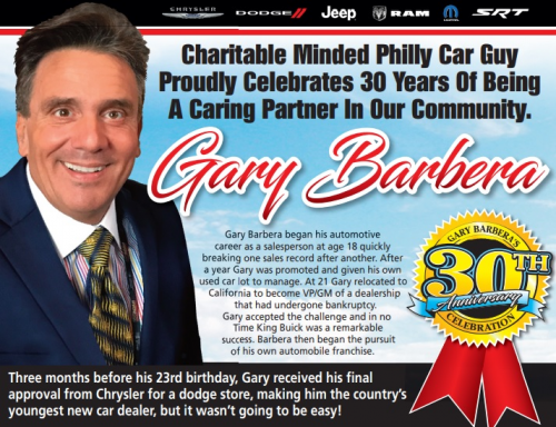 Gary Barbera, Barbera&rsquo;s on the Boulevard and His B'