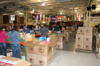 Operation Christmas Child Warehouse Packaging