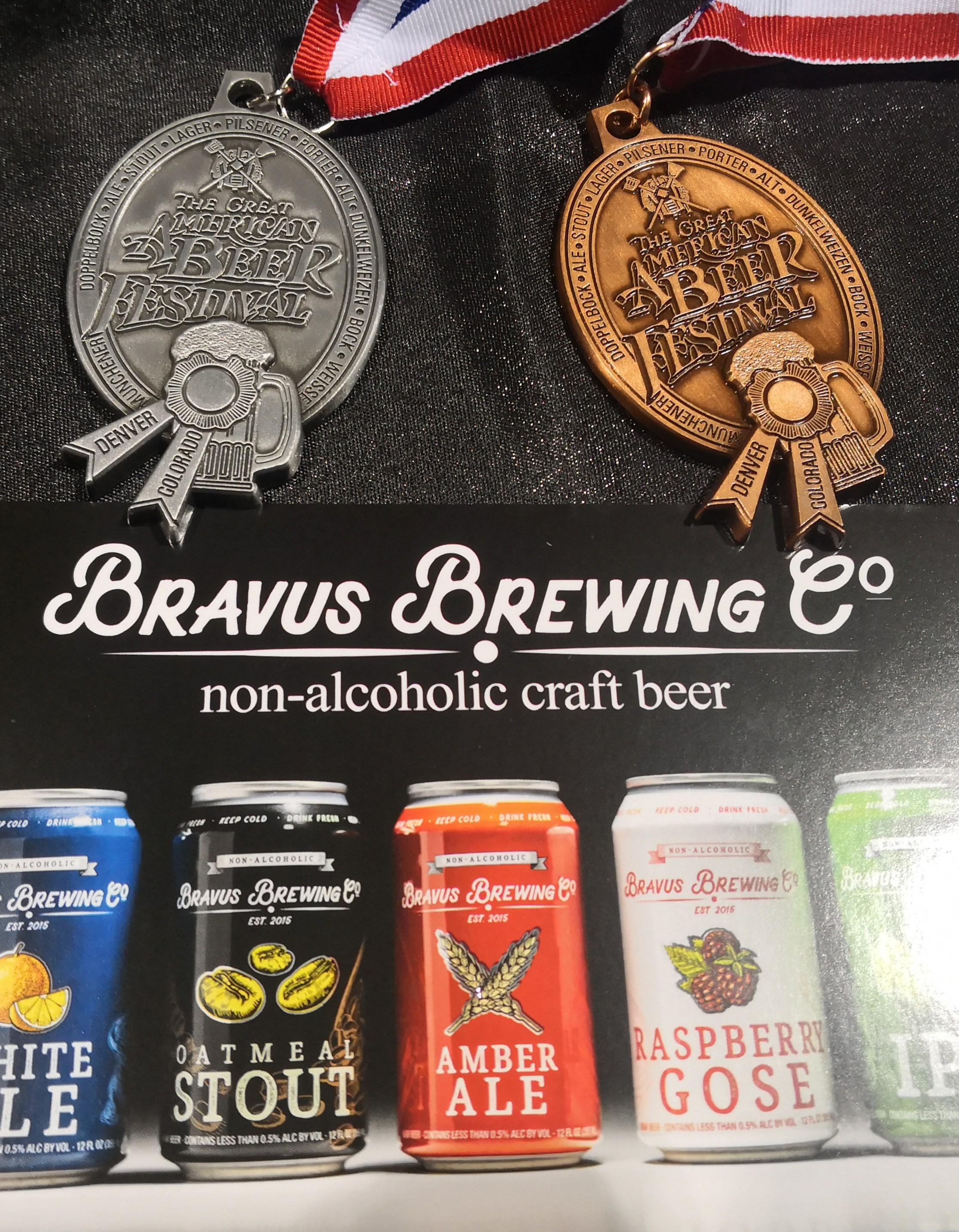 2019 GABF Silver and Bronze Medals for Non-Alcoholic Beer