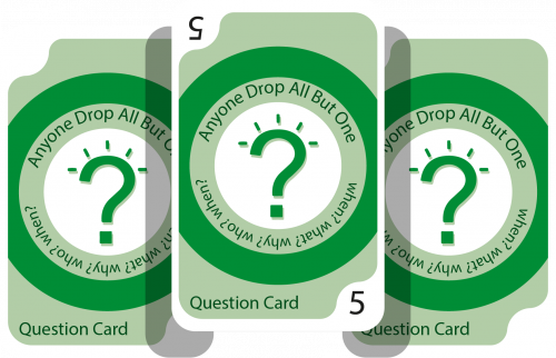 Question Card from Play the I Am'