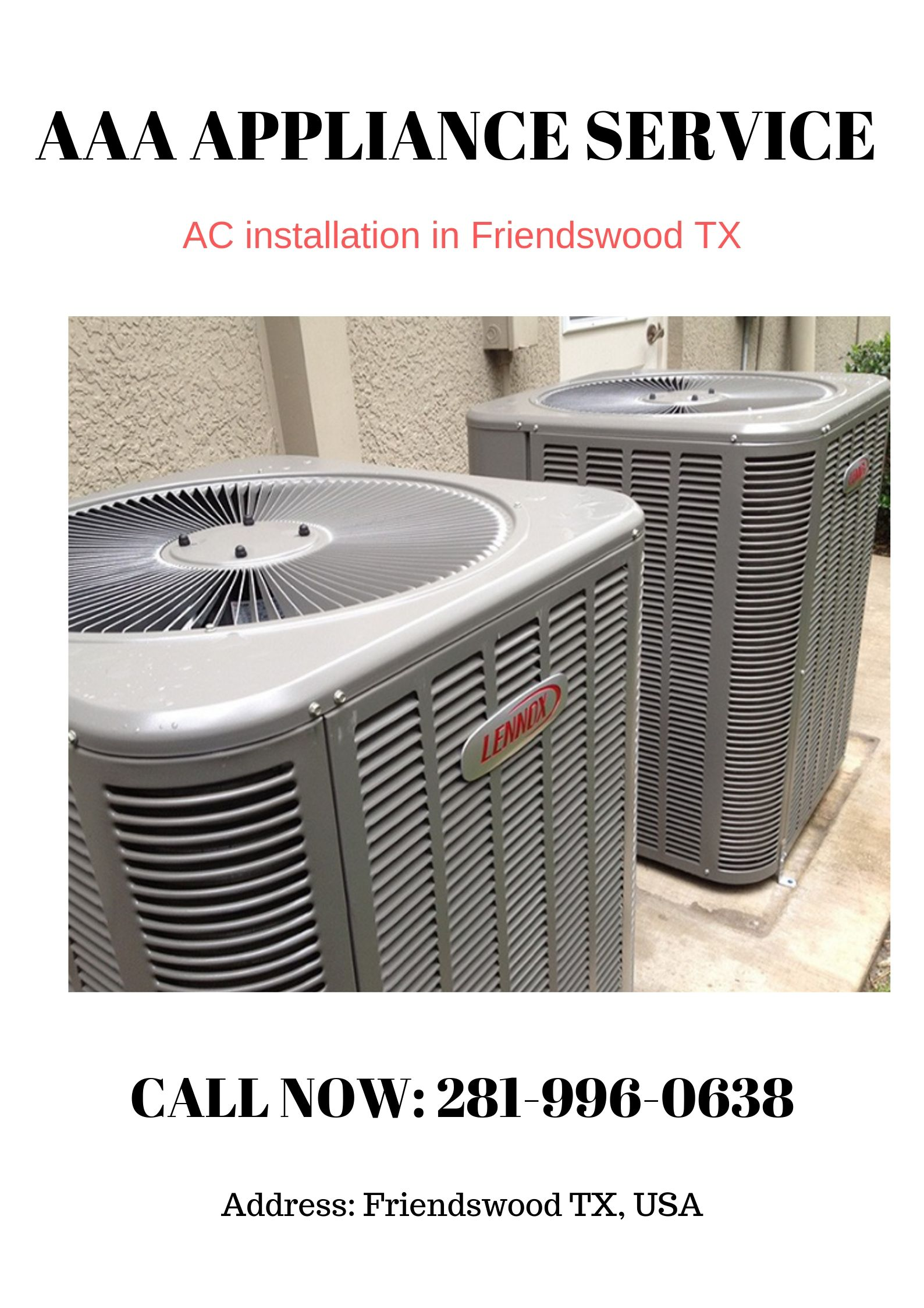 Company Logo For AC installation price in  Friendswood TX'