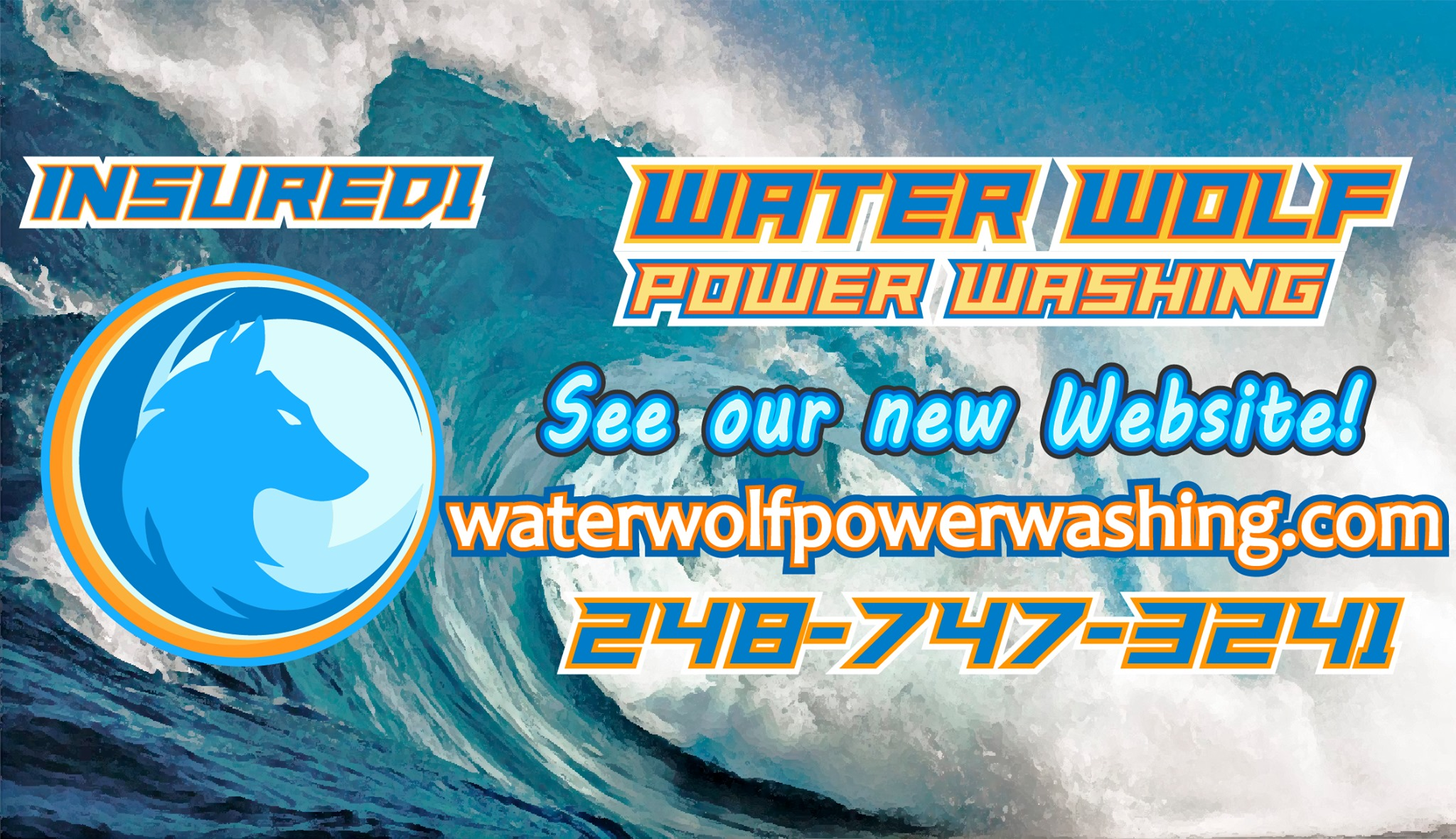 Company Logo For Water Wolf Power Washing'