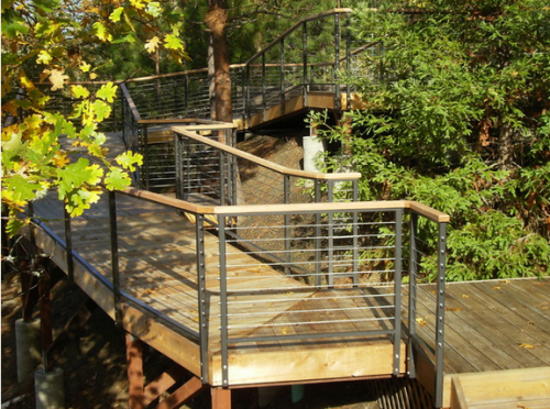 stainless steel cable railing'