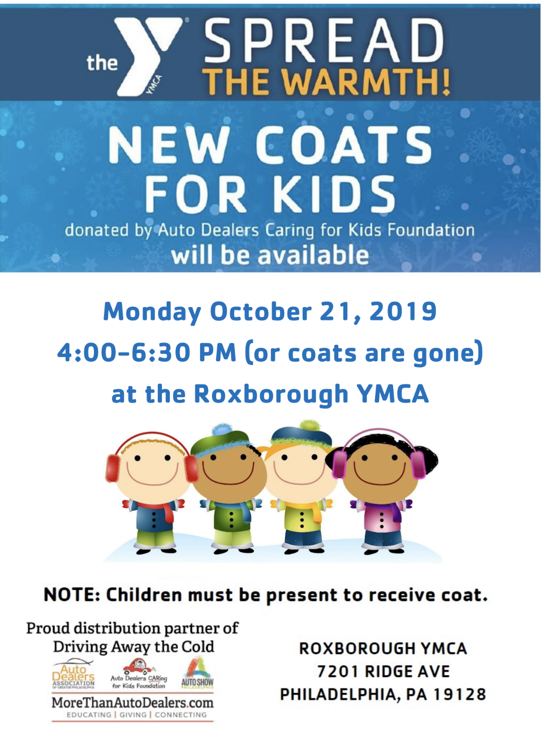 Roxborough Coat Drive - Barbera Cares Program