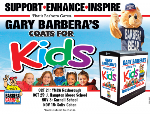 Gary Barbera's Coats for Kids Kicks off It's Annua'