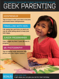 Geek Parenting iPad EMagazine