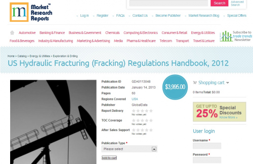 Overview of Regulations for Hydraulic Fracturing in the US -'