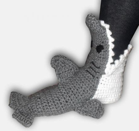 shark slippers'
