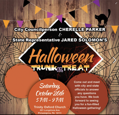 Free and Open to the Public Halloween Trunk or Treat at the'