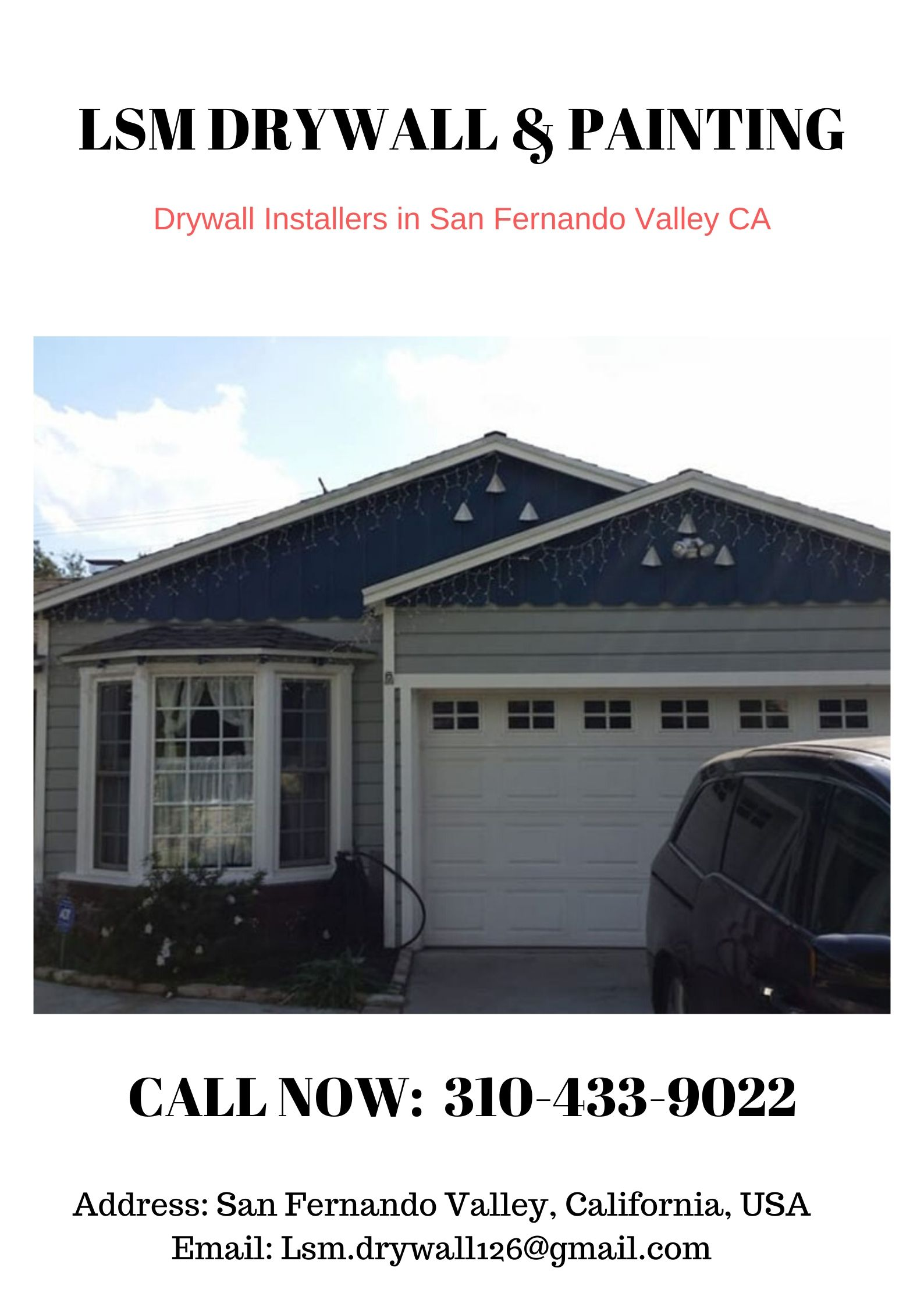 Drywall Installation in San Fernando Valley CA'