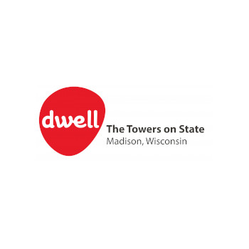 dwell The Towers on State Logo