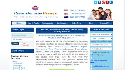 Research Master Essays