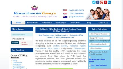 Research Master Essays'