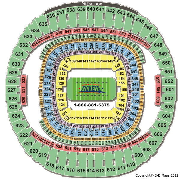 Mercedes-Benz Superdome Stadium Seating Chart