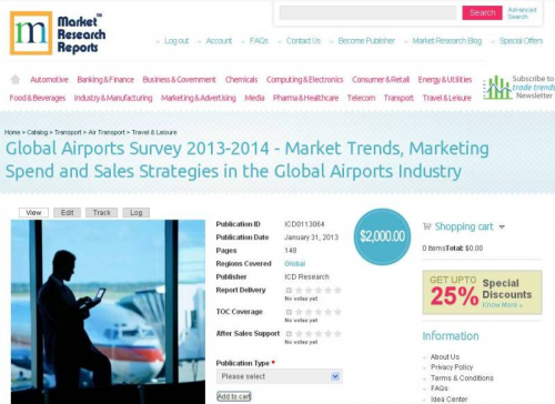 Global Airports Industry Survey 2013-2014 - Market Trends, M'