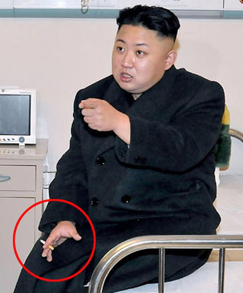 Kim Jong-un Smoking'