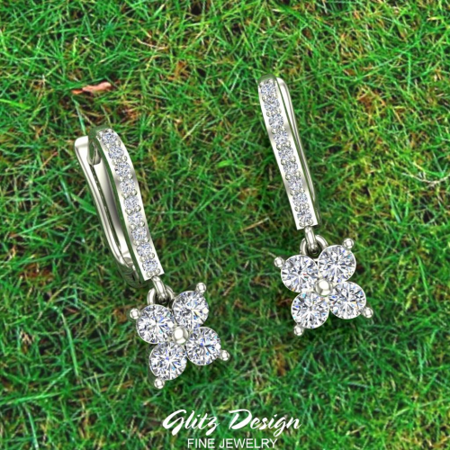Diamond Earrings for Women by Glitz Design'