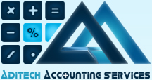 Logo for Aditech Accounting Services'