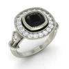 Black Diamond Rings by Glitz Design'