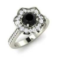 Black Diamond Rings by Glitz Design