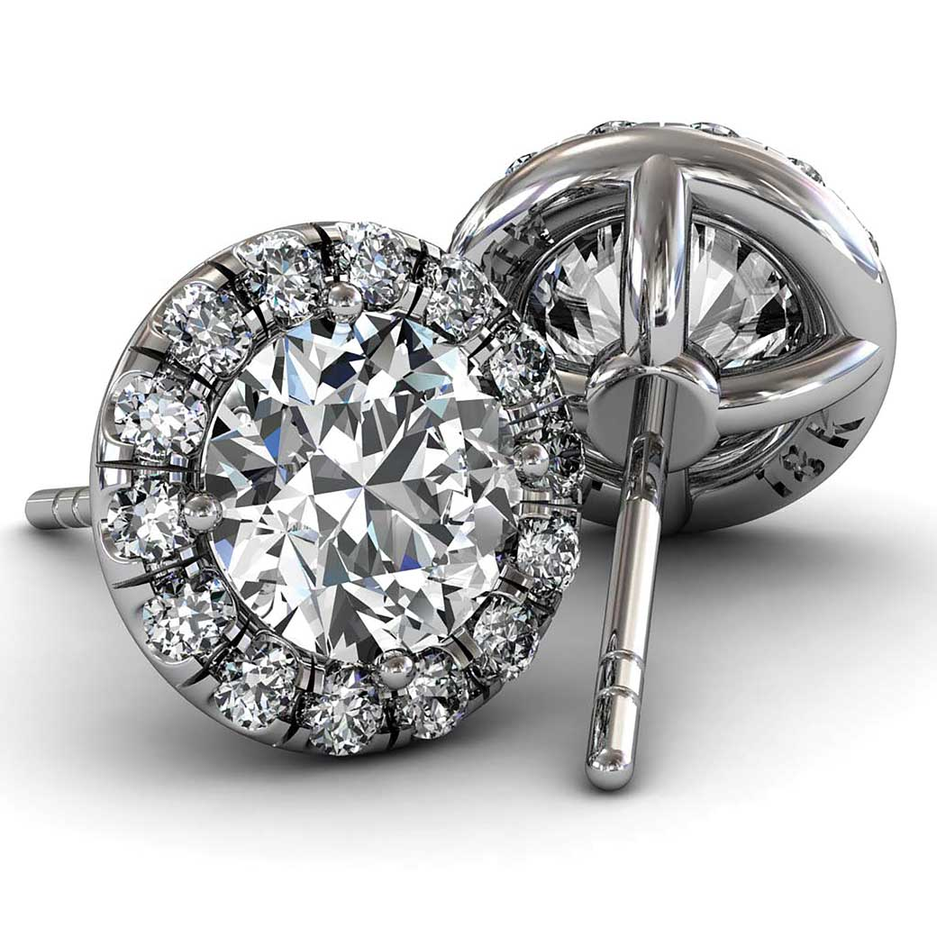 Black Diamond Earrings for women by Glitz Design