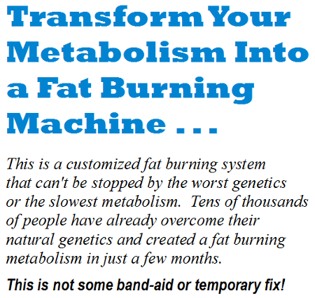 Customized Fat Loss