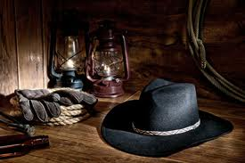 Black Felt Cowboy Hat