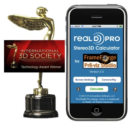 RealD Professional Stereo Calculator