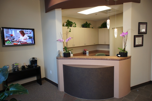 Redmond Way Dentistry Reception Desk'