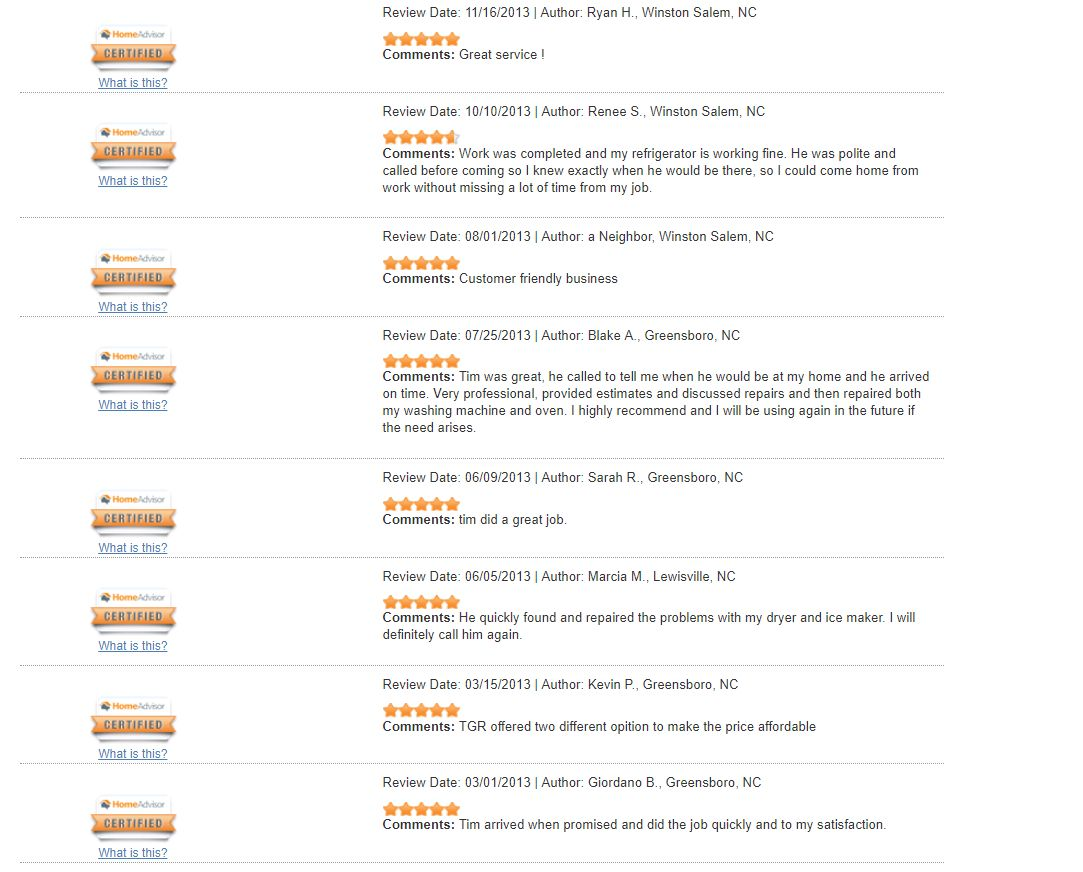 Refrigerator Repair'