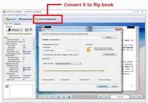 Boxoft PCL to Flipbook Review'