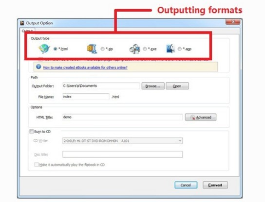 How to convert PCL to Flipbook'