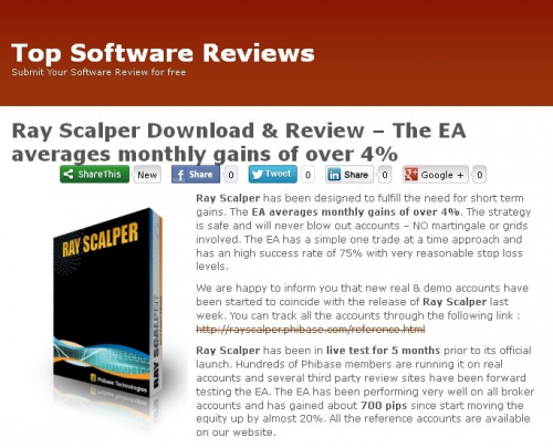 Ray Scalper Review from top software reviews'