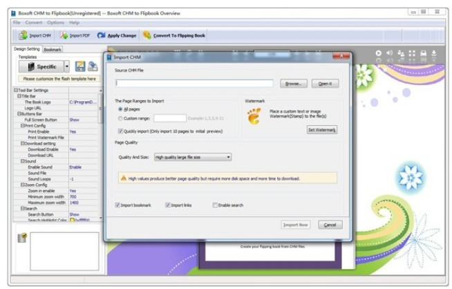 Convert CHM to Flipbook'