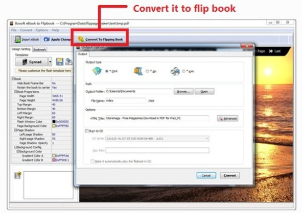 ebook to Flipbook'