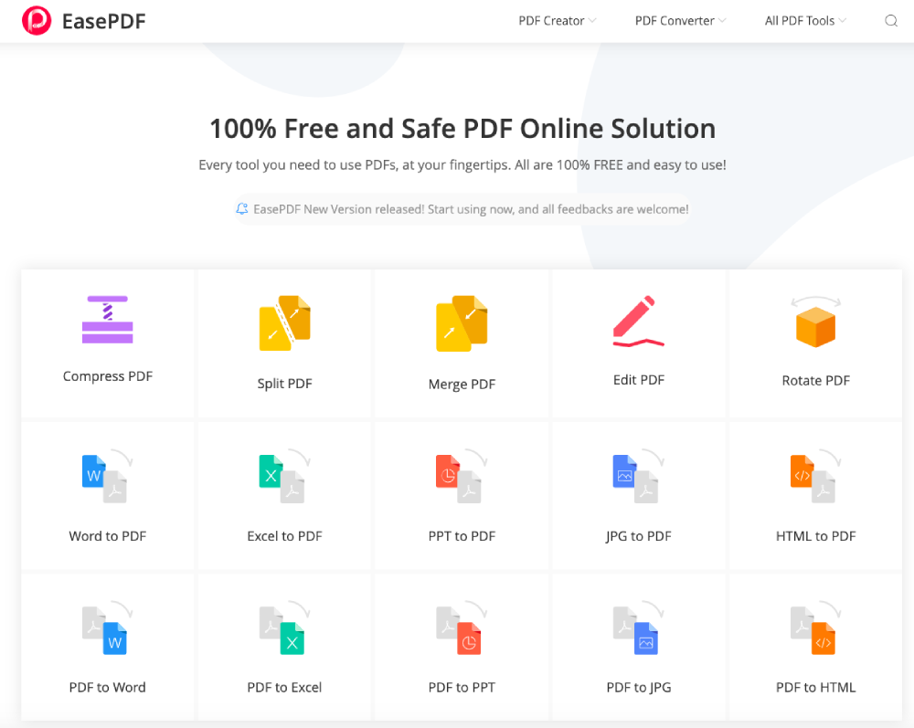 easepdf-homepage